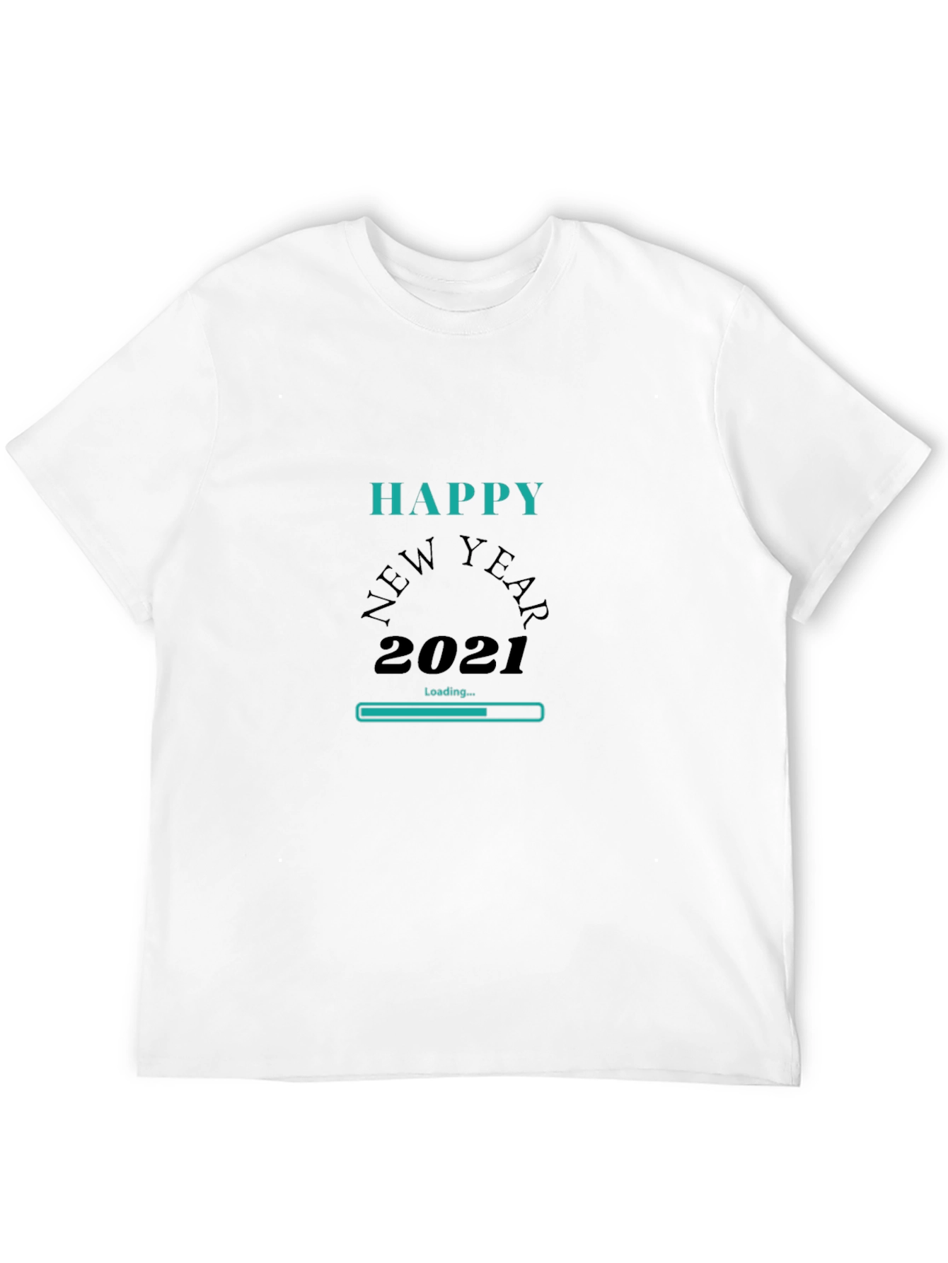 Happy New Year 2021 Loading Graphic T-Shirt