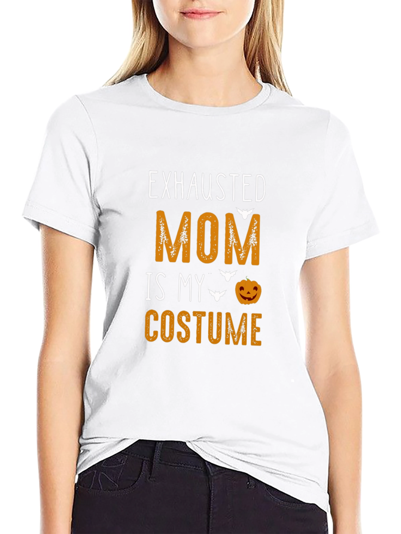 Exhausted Mom Halloween Costume T-Shirt