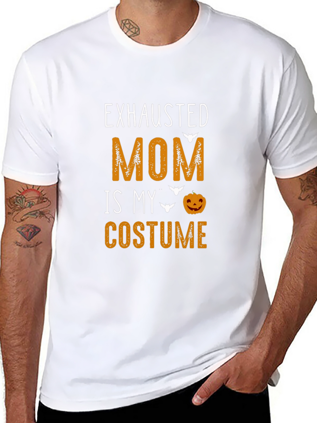 Exhausted Mom Halloween Costume T-Shirt