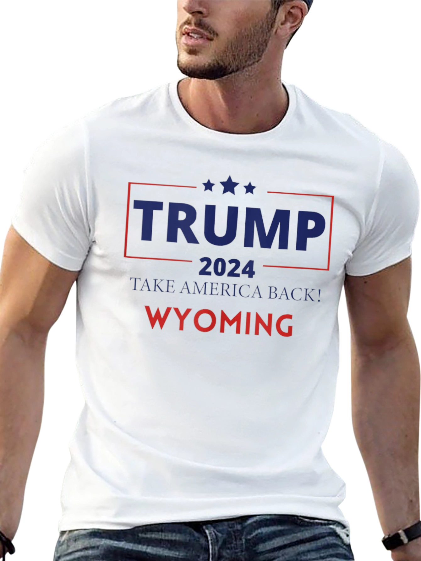 Trump 2024 Take America Back! Wyoming T-Shirt