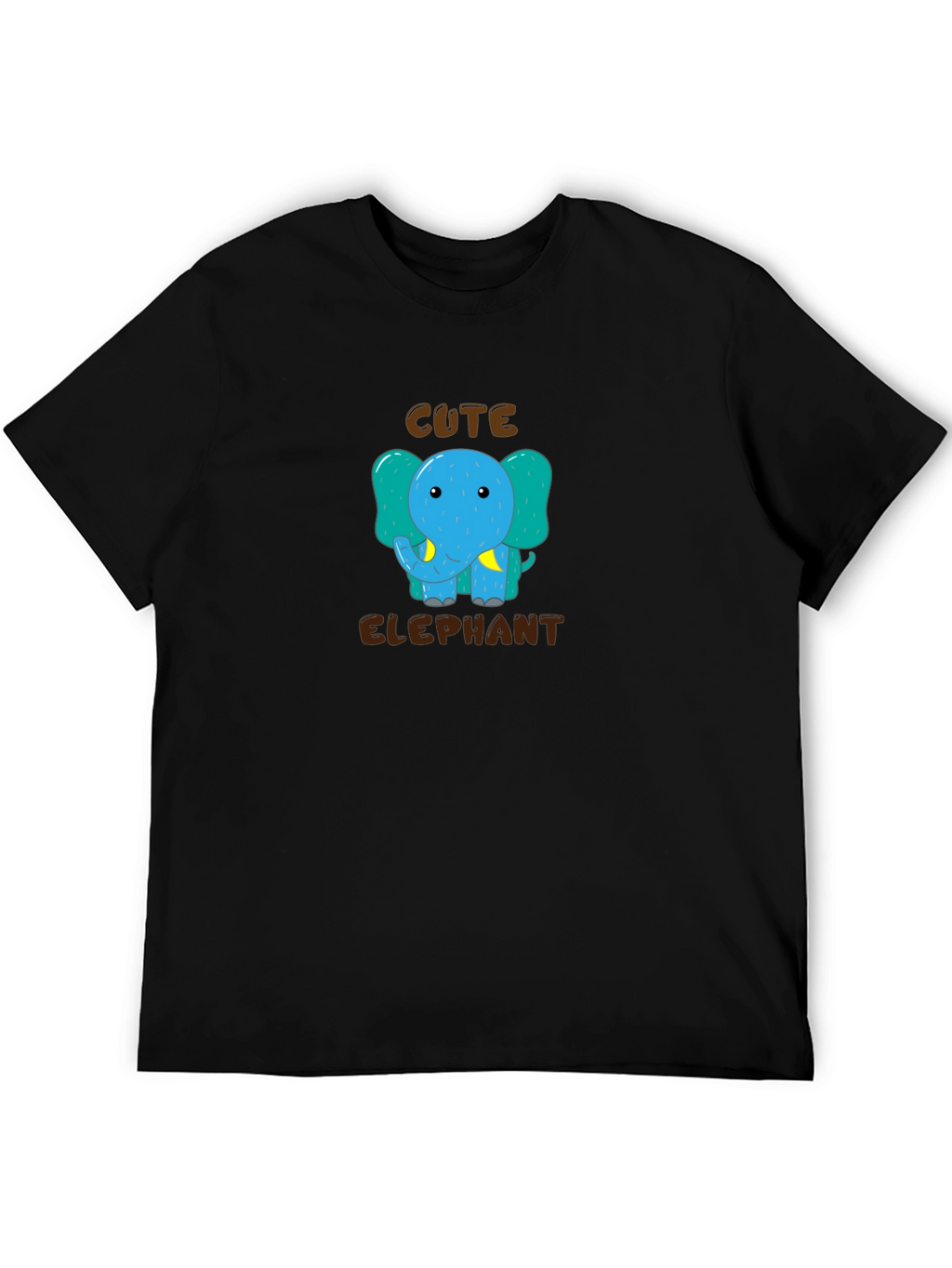 Cute Elephant Graphic Tee - Trendy Unisex T-Shirt