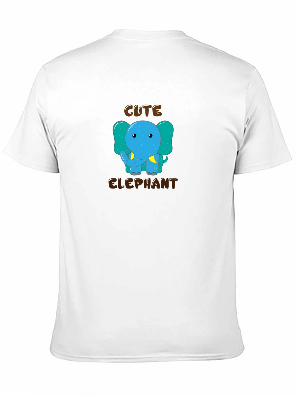 Cute Elephant Graphic Tee - Trendy Unisex T-Shirt