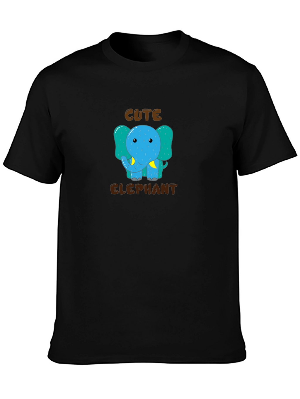 Cute Elephant Graphic Tee - Trendy Unisex T-Shirt
