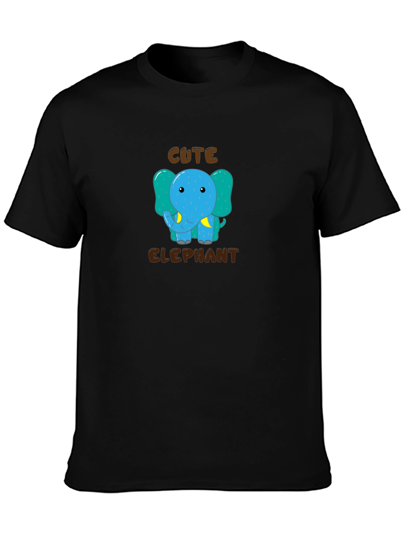 Cute Elephant Graphic Tee - Trendy Unisex T-Shirt