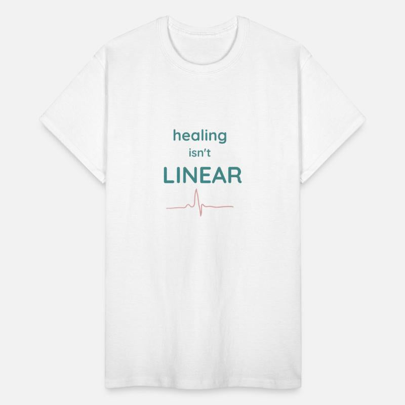 Healing Isn't Linear Therapy Quote Design