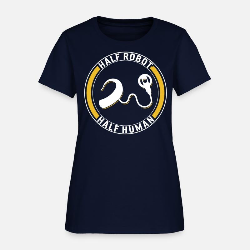 Hearing Loss Awareness Shirt, Half Human Half