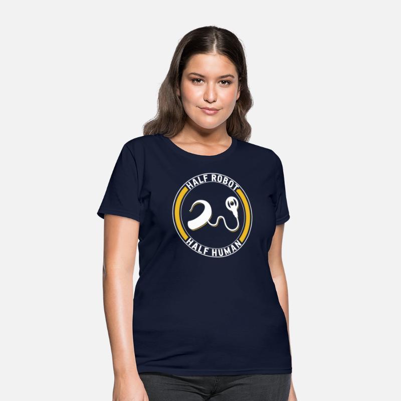 Hearing Loss Awareness Shirt, Half Human Half