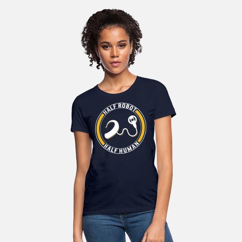 Hearing Loss Awareness Shirt, Half Human Half