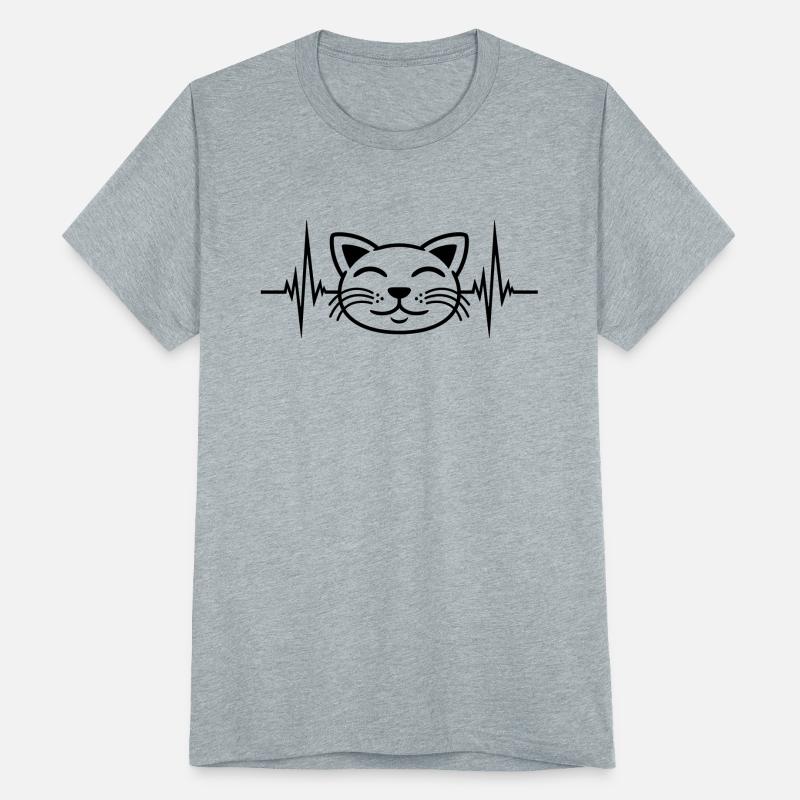 heartbeat cat face happy
