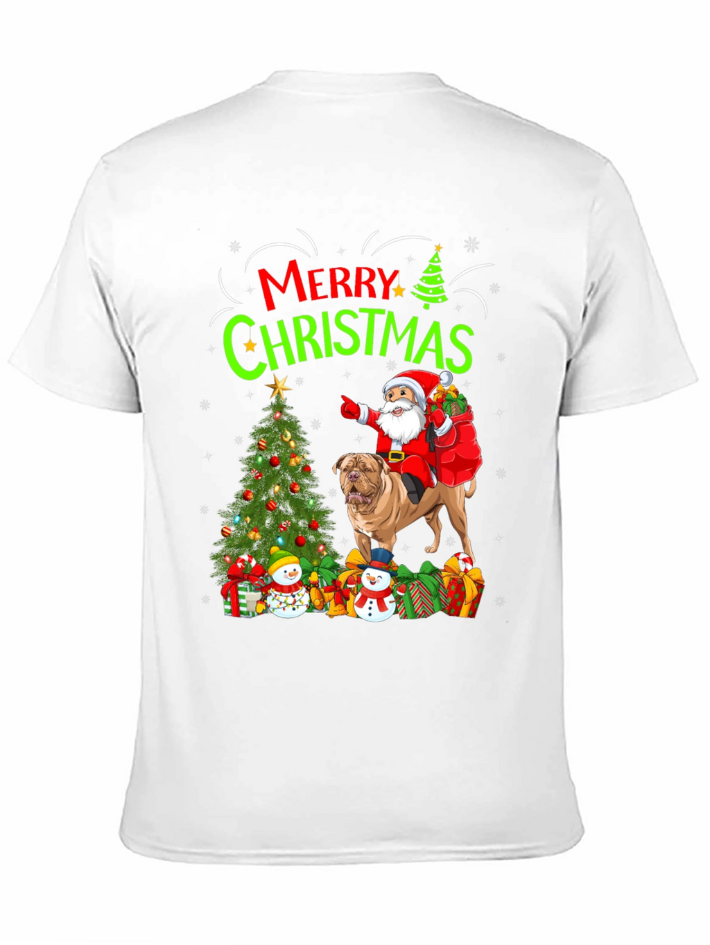 Merry Christmas Dog Santa T-Shirt