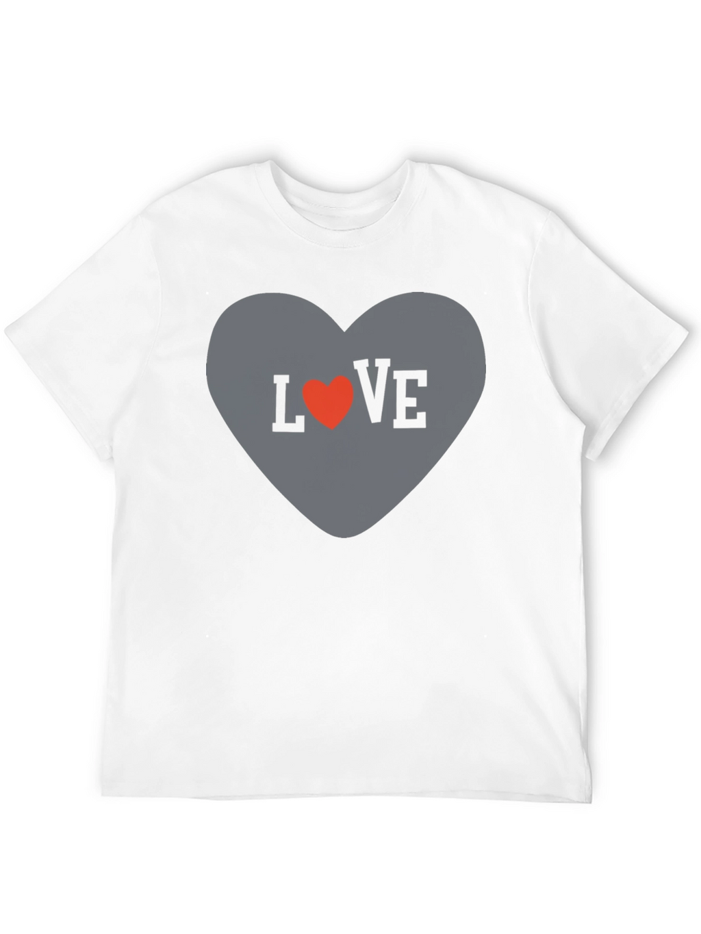 Love Heart Graphic Tee - Stylish Casual T-Shirt