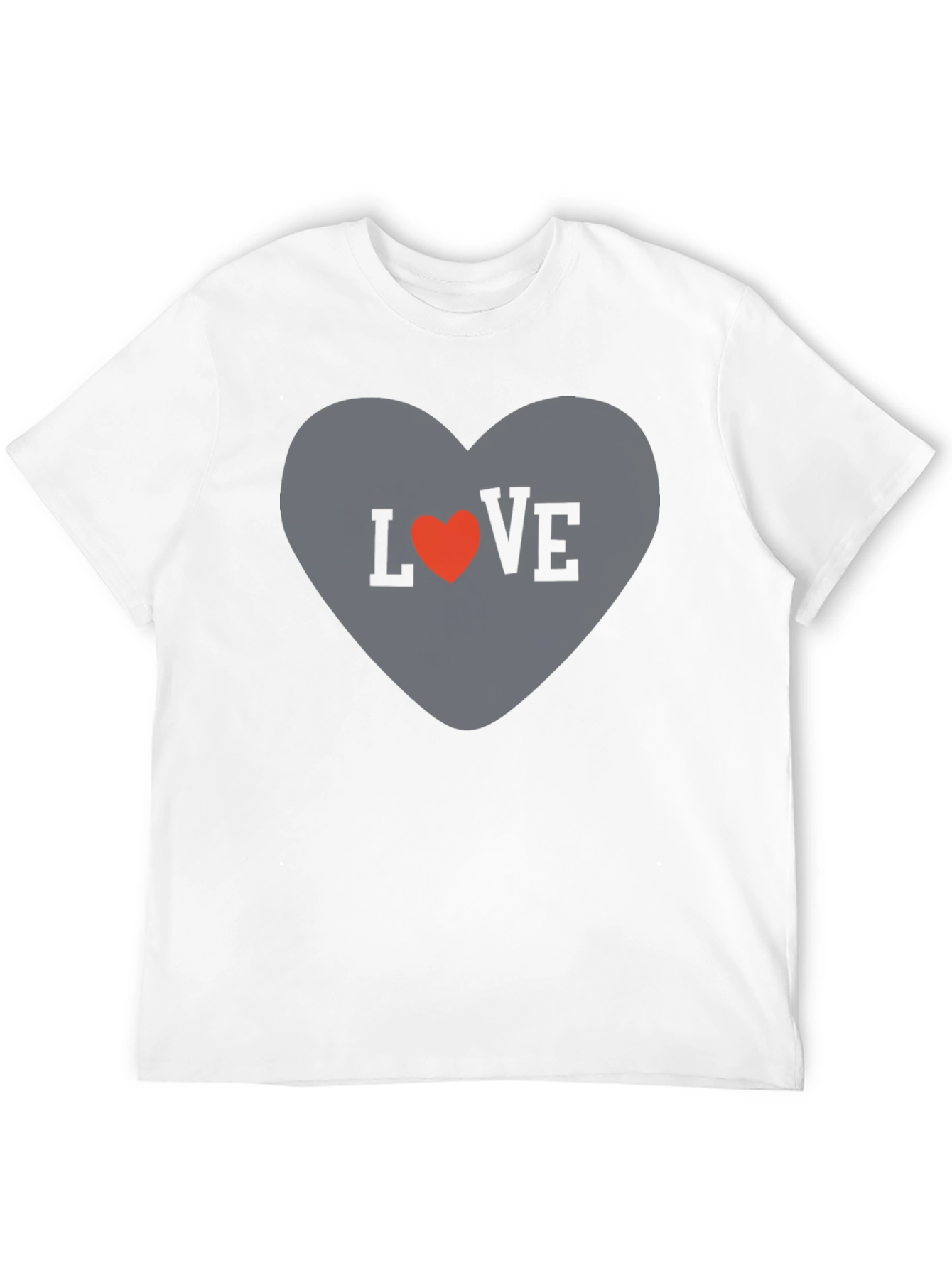 Love Heart Graphic Tee - Stylish Casual T-Shirt
