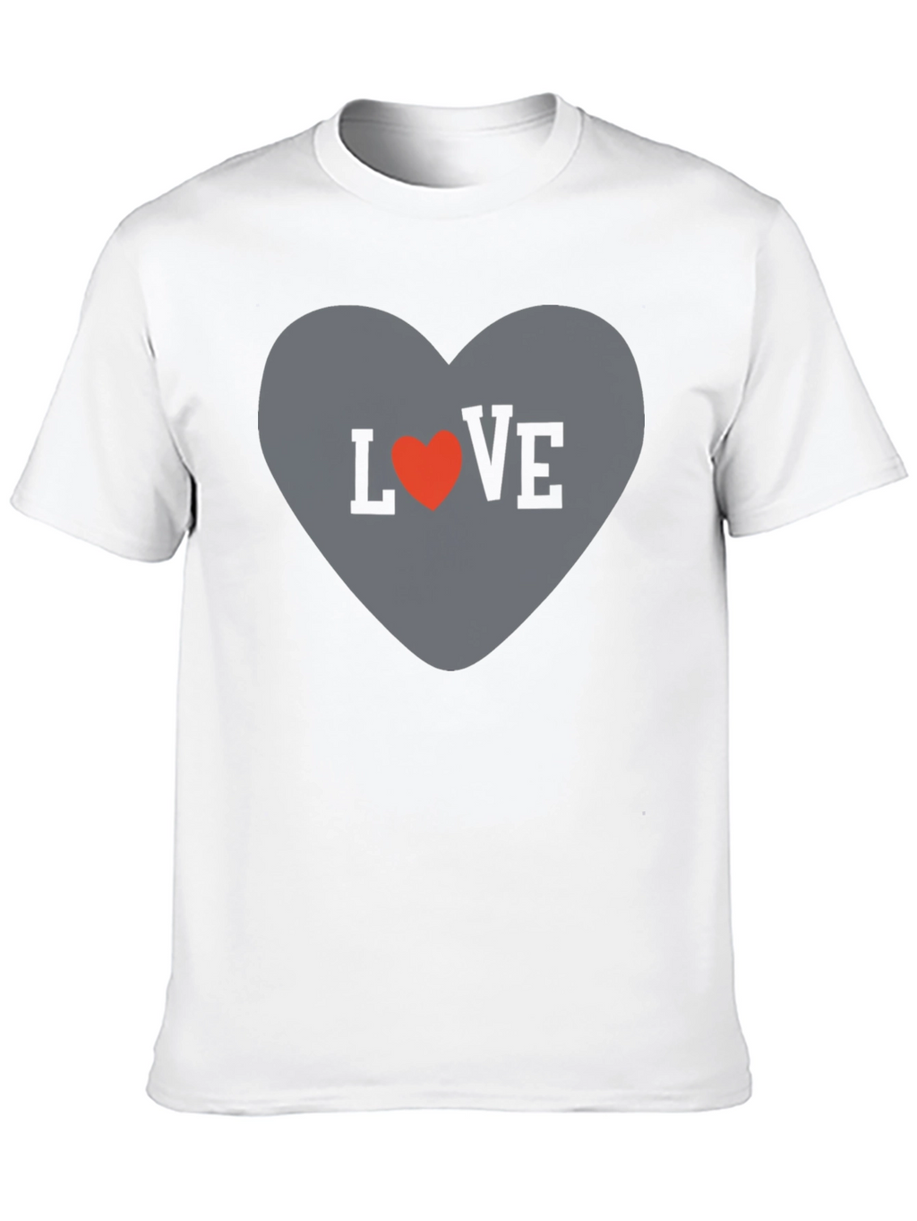 Love Heart Graphic Tee - Stylish Casual T-Shirt