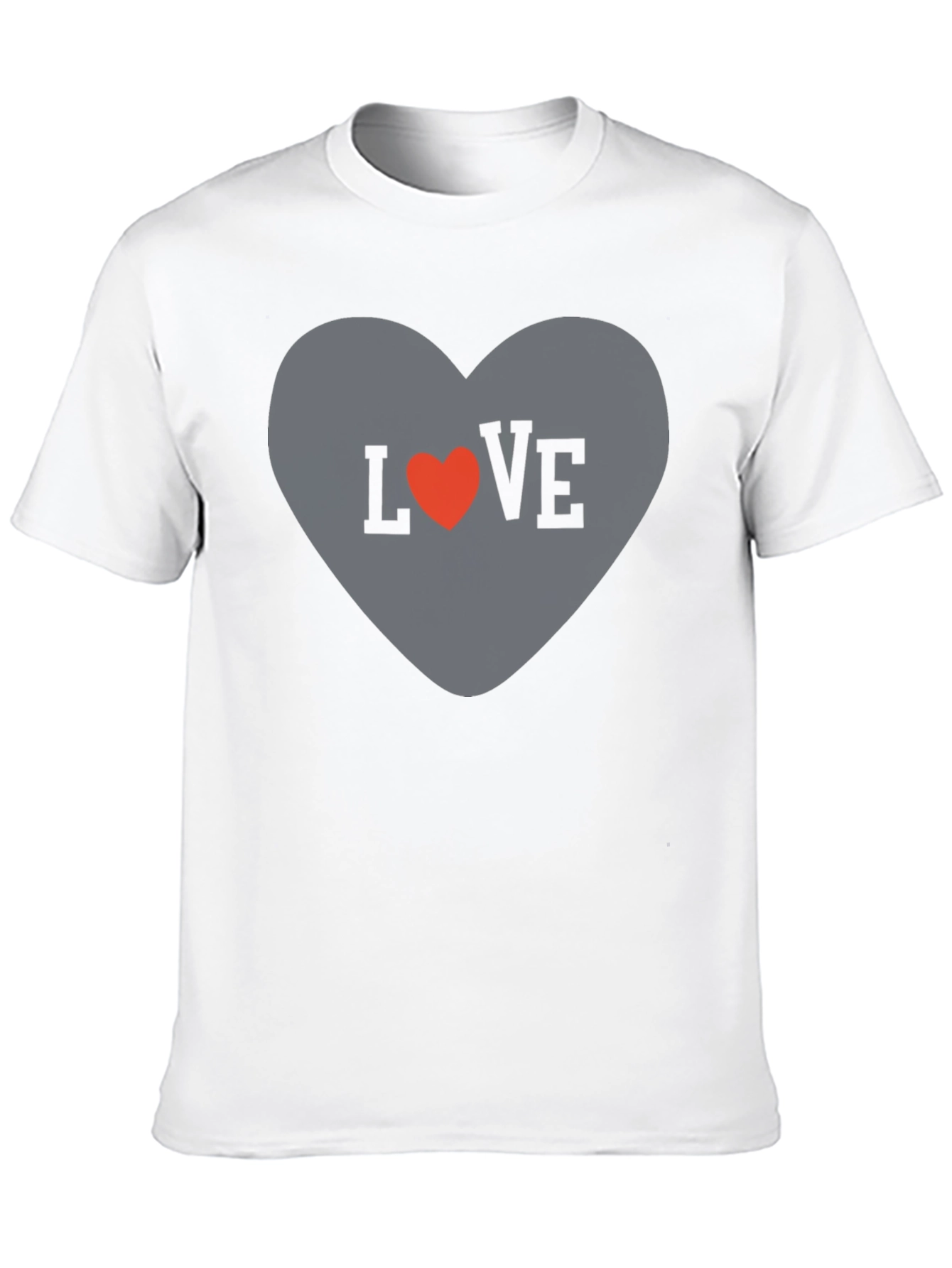 Love Heart Graphic Tee - Stylish Casual T-Shirt