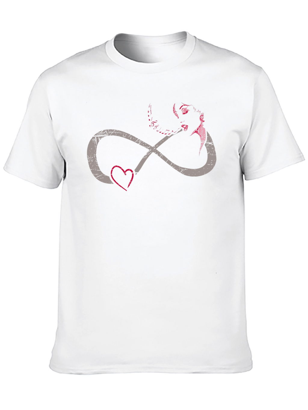 Infinity Love Graphic T-Shirt - Black