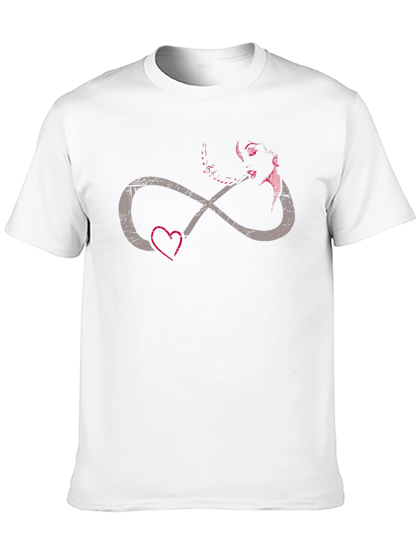 Infinity Love Graphic T-Shirt - Black