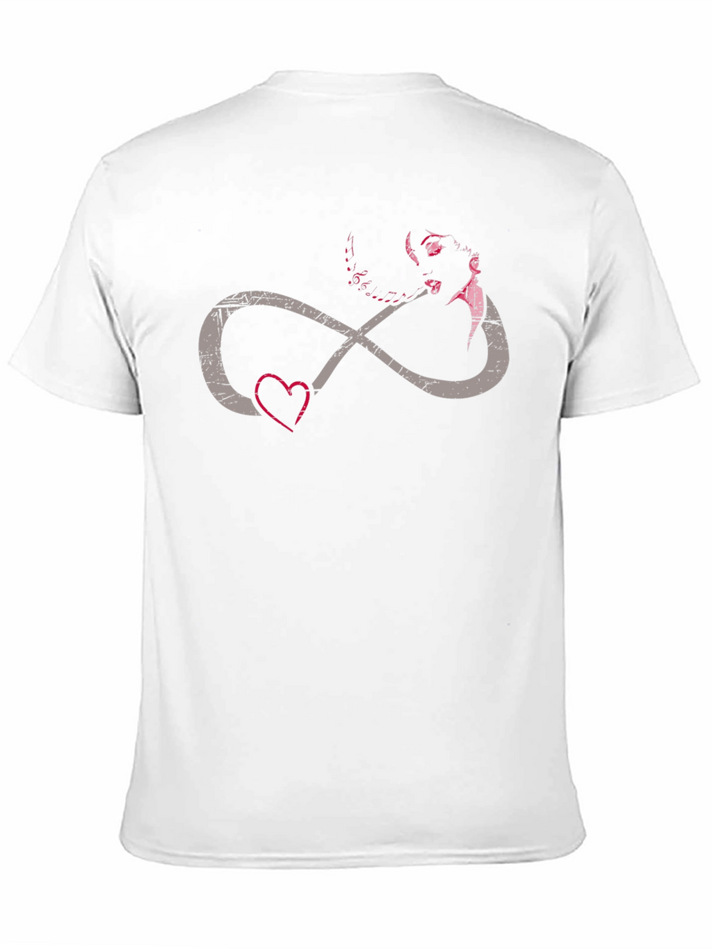 Infinity Love Graphic T-Shirt - Black
