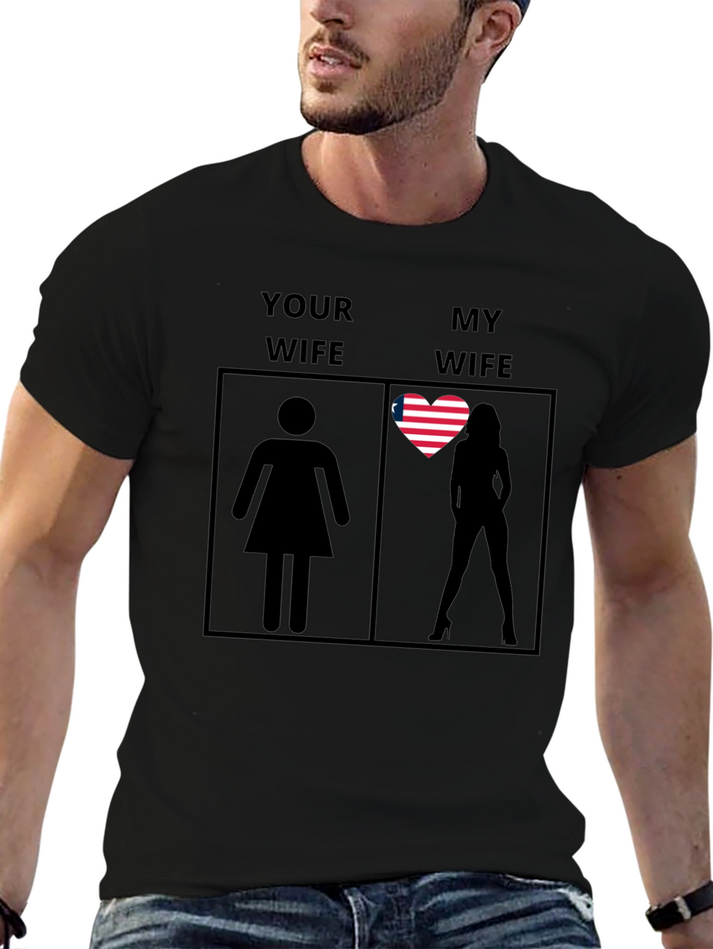 Funny My Wife Graphic T-Shirt