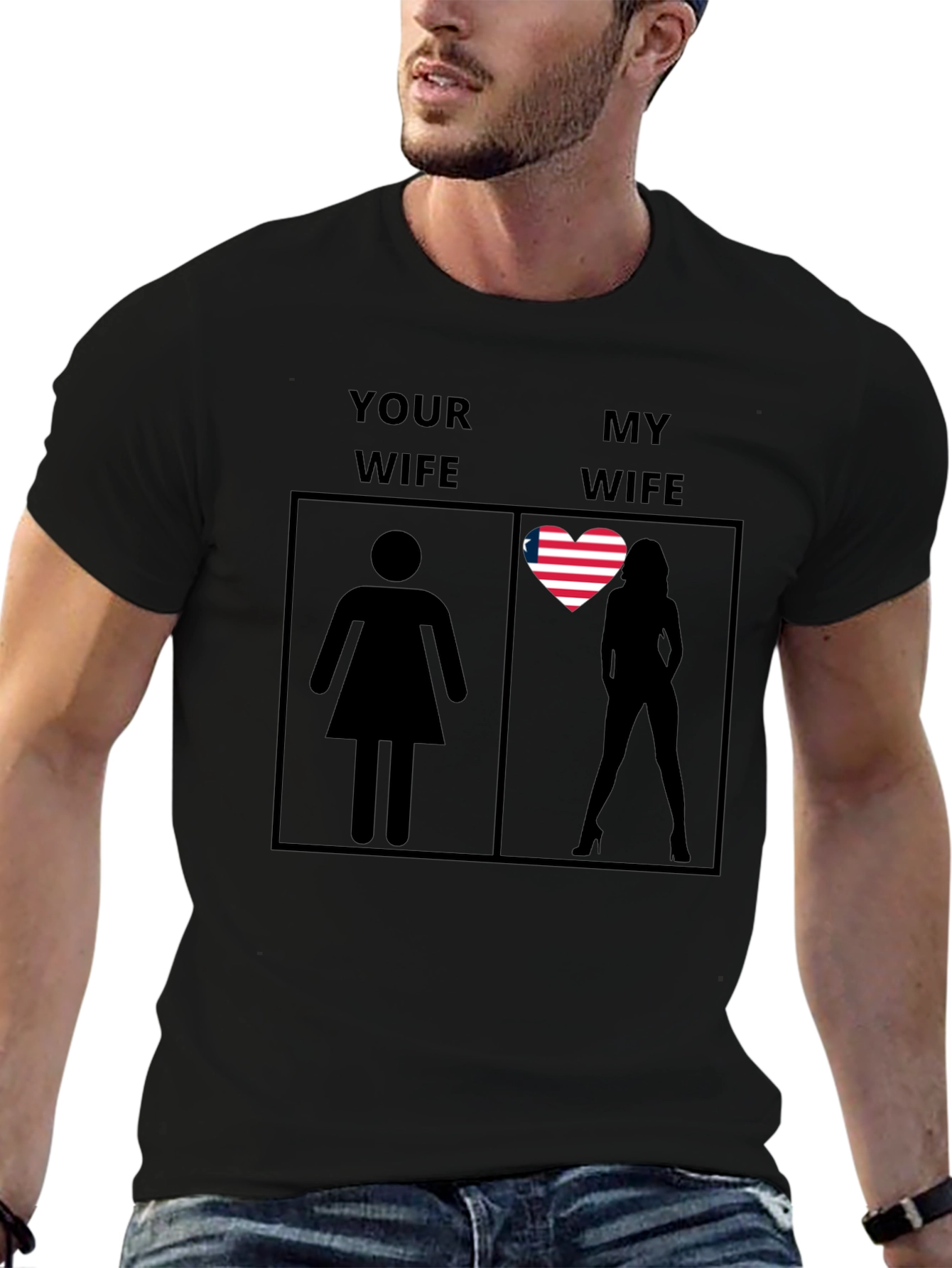 Funny My Wife Graphic T-Shirt
