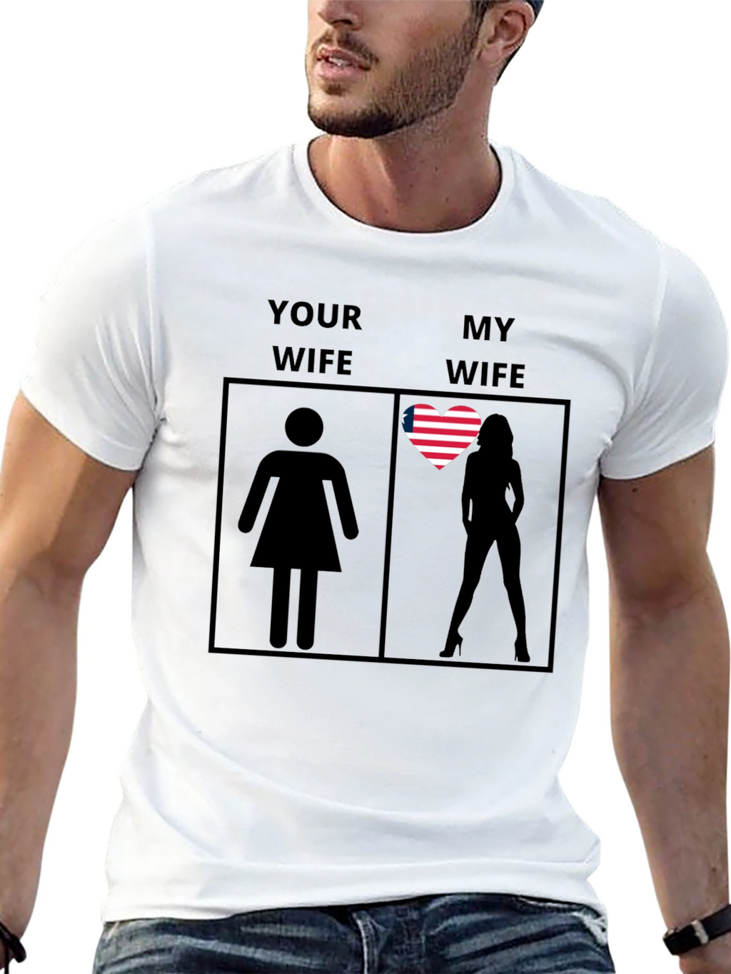 Funny My Wife Graphic T-Shirt