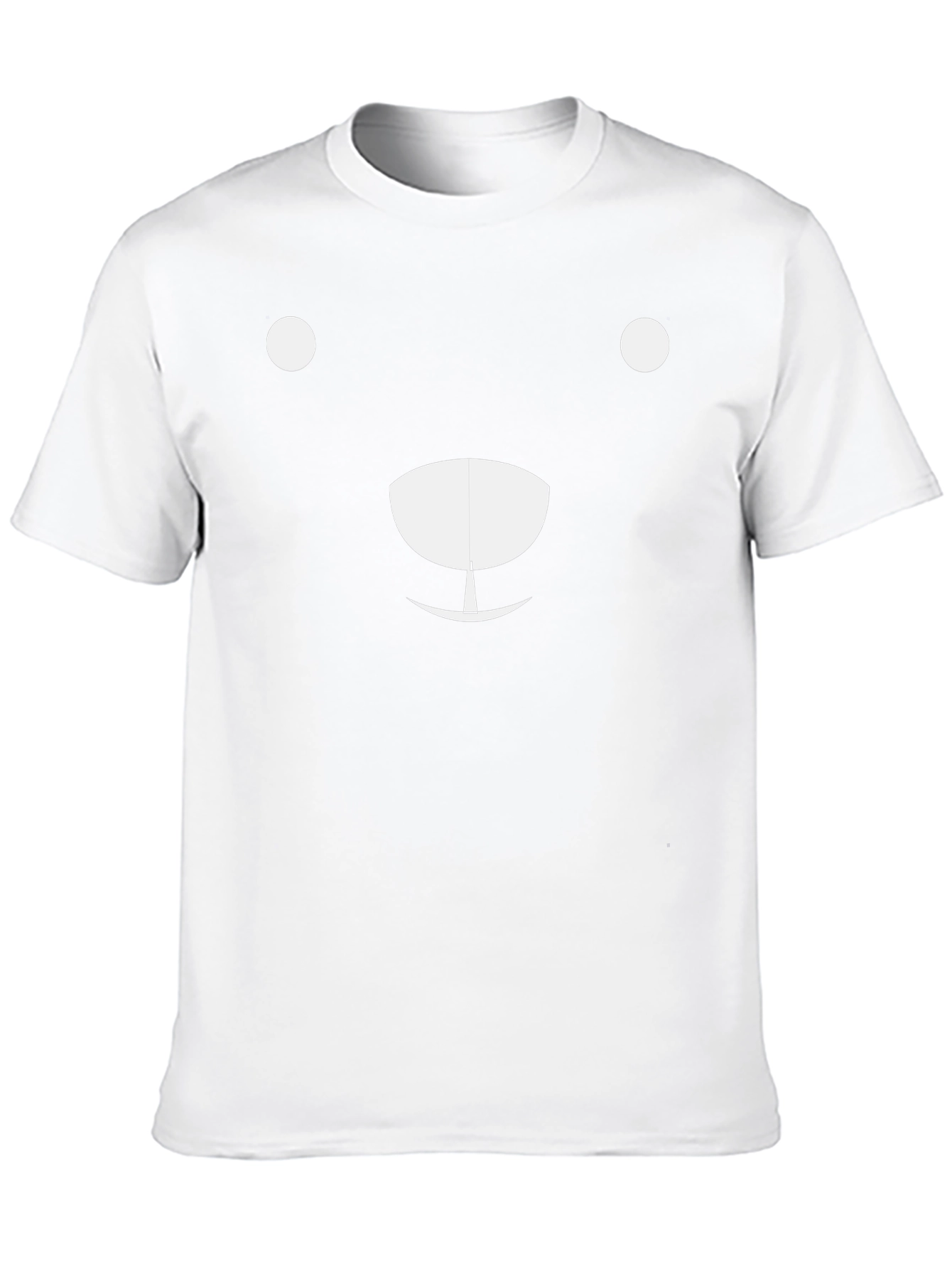 Minimalist Bear Graphic Black T-Shirt