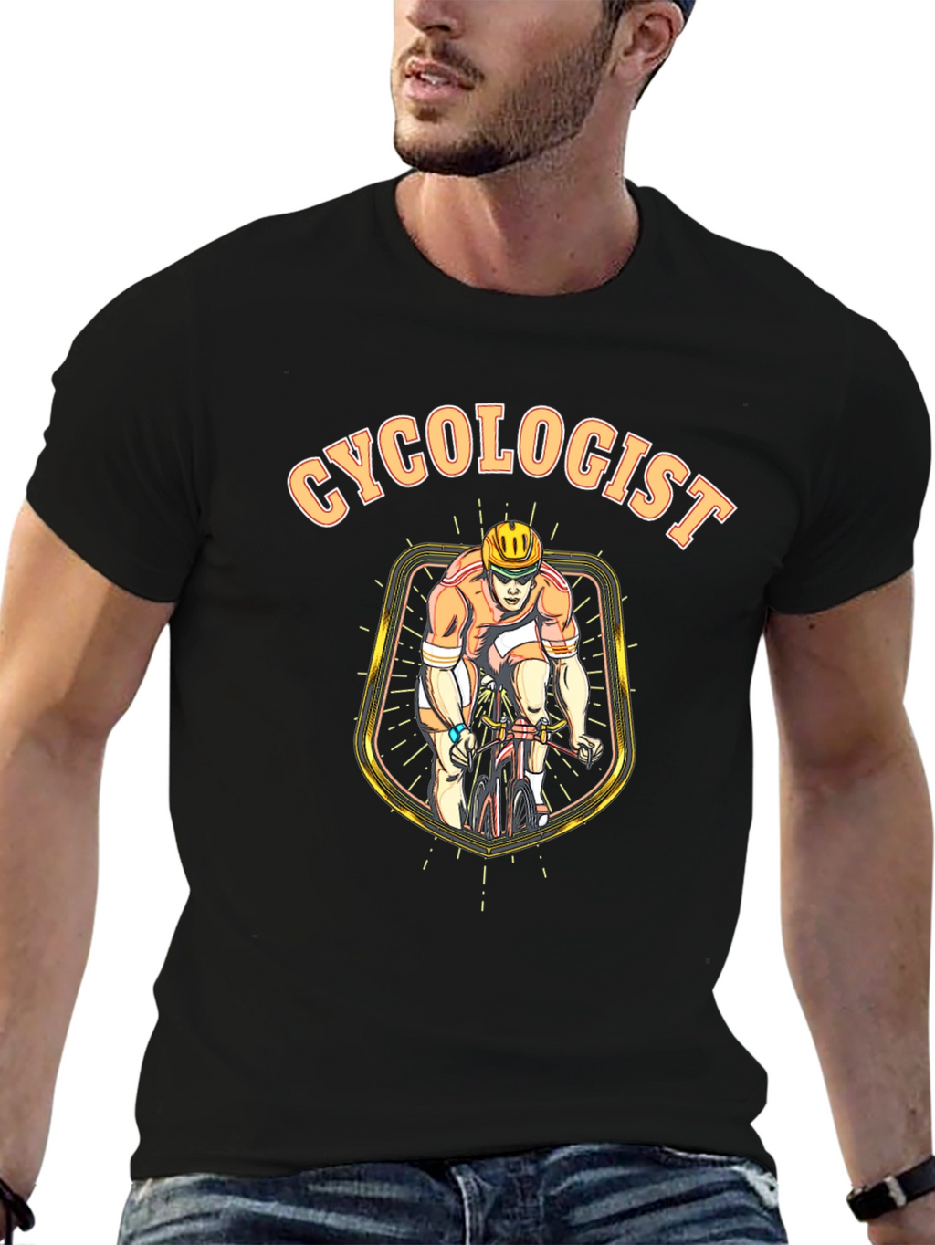 Cyclologist Graphic T-Shirt - Cycling Enthusiast Tee