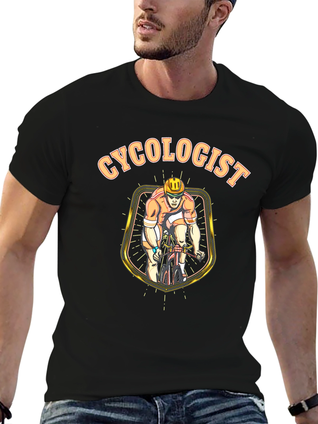 Cyclologist Graphic T-Shirt - Cycling Enthusiast Tee