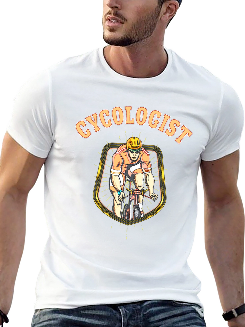 Cyclologist Graphic T-Shirt - Cycling Enthusiast Tee