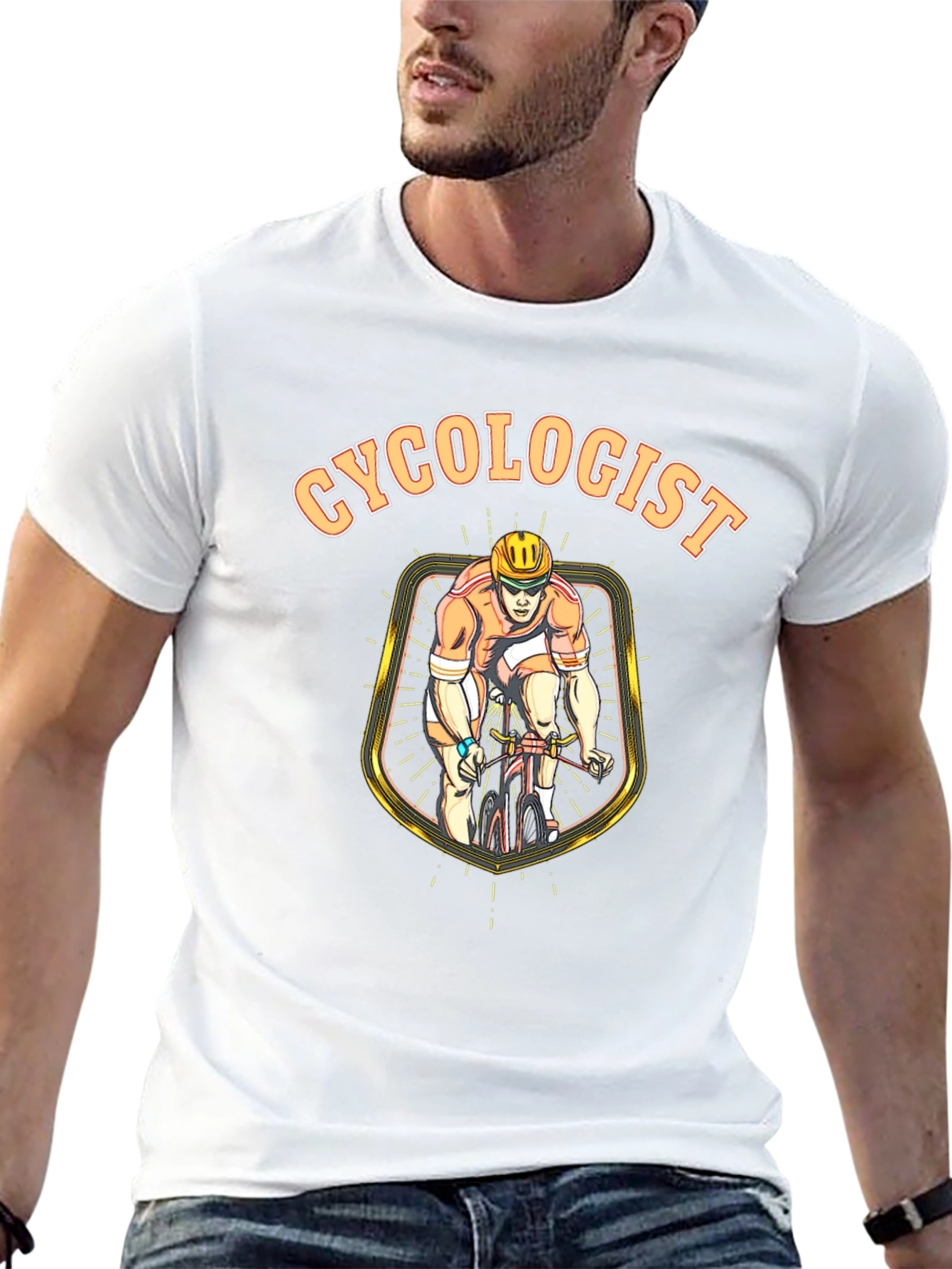 Cyclologist Graphic T-Shirt - Cycling Enthusiast Tee