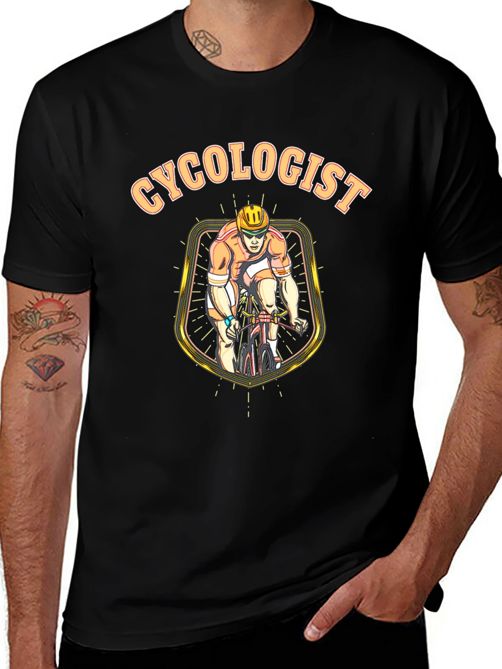 Cyclologist Graphic T-Shirt - Cycling Enthusiast Tee