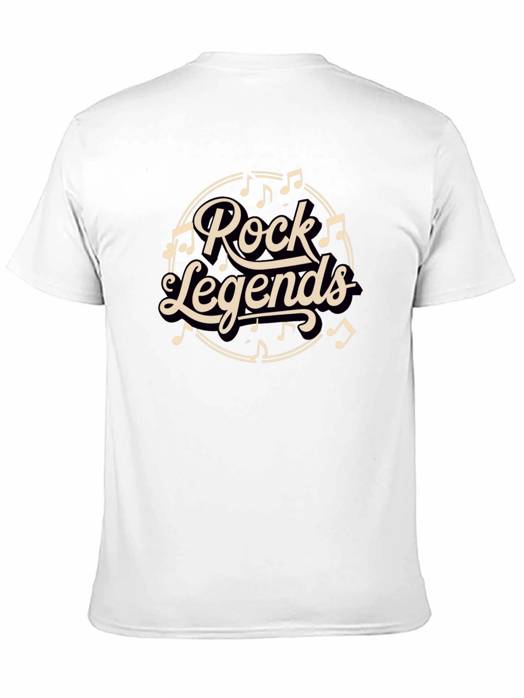 Rock Legends Black Graphic T-Shirt