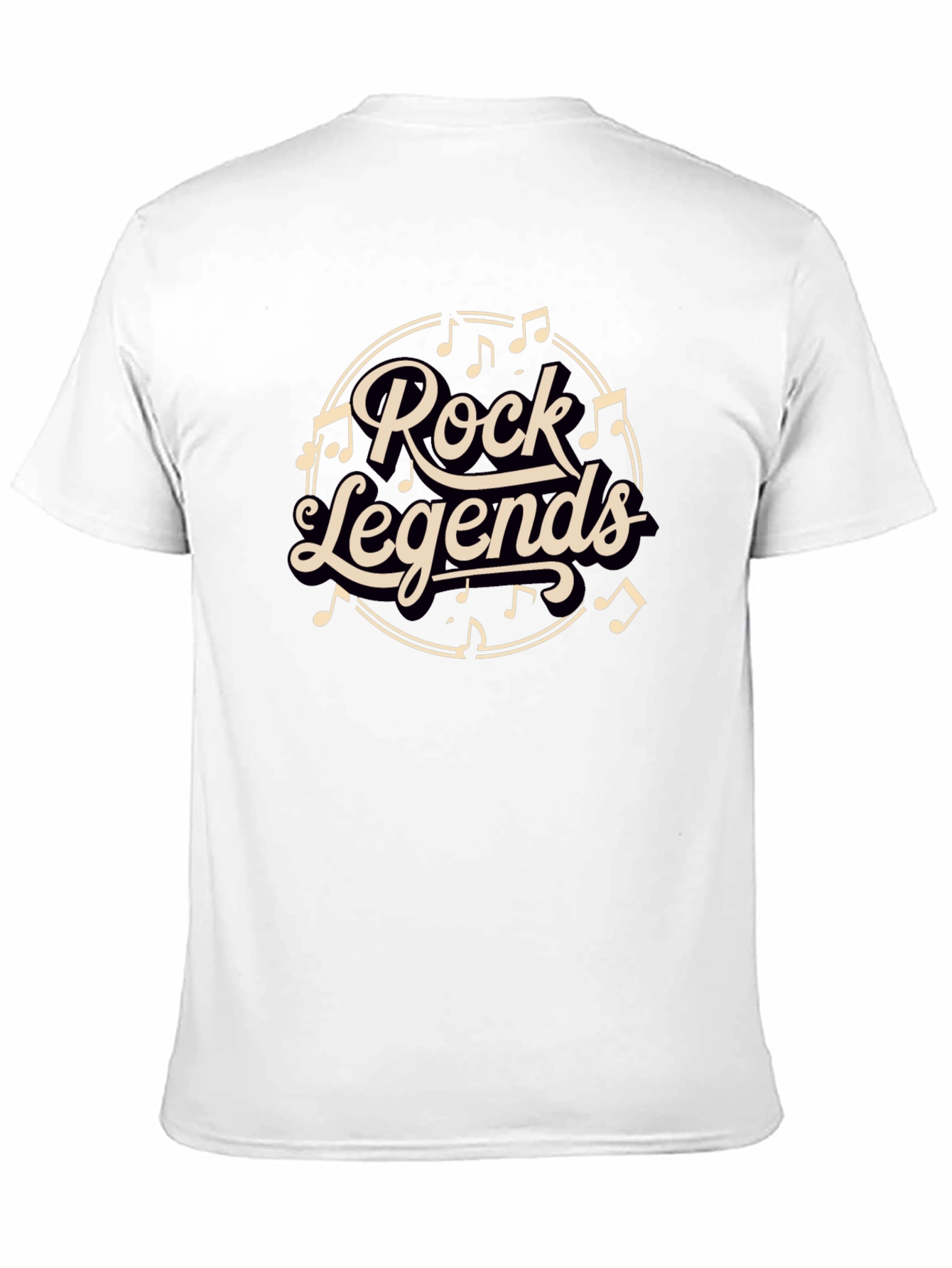 Rock Legends Black Graphic T-Shirt
