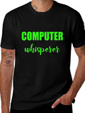 Computer Whisperer Black T-Shirt