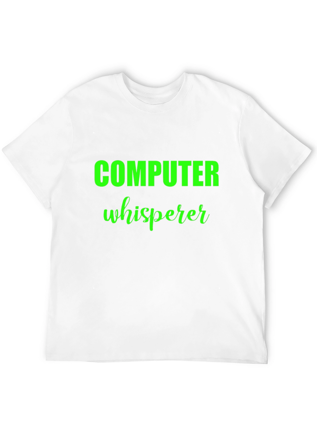 Computer Whisperer Black T-Shirt