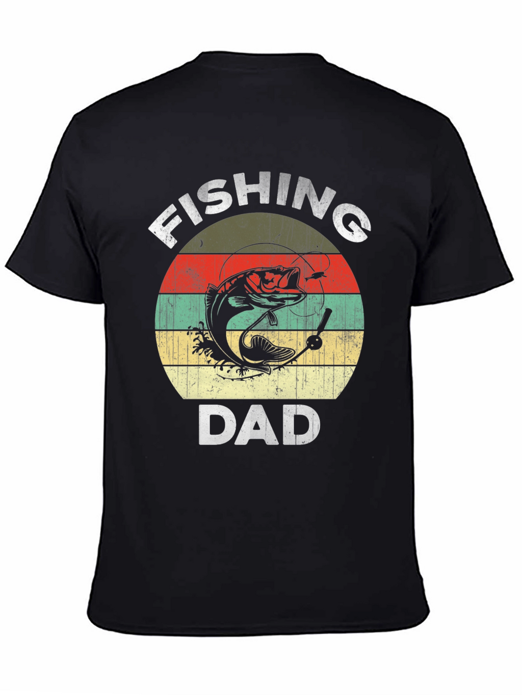 Fishing Dad Graphic Tee - Perfect Fathers Day Gift