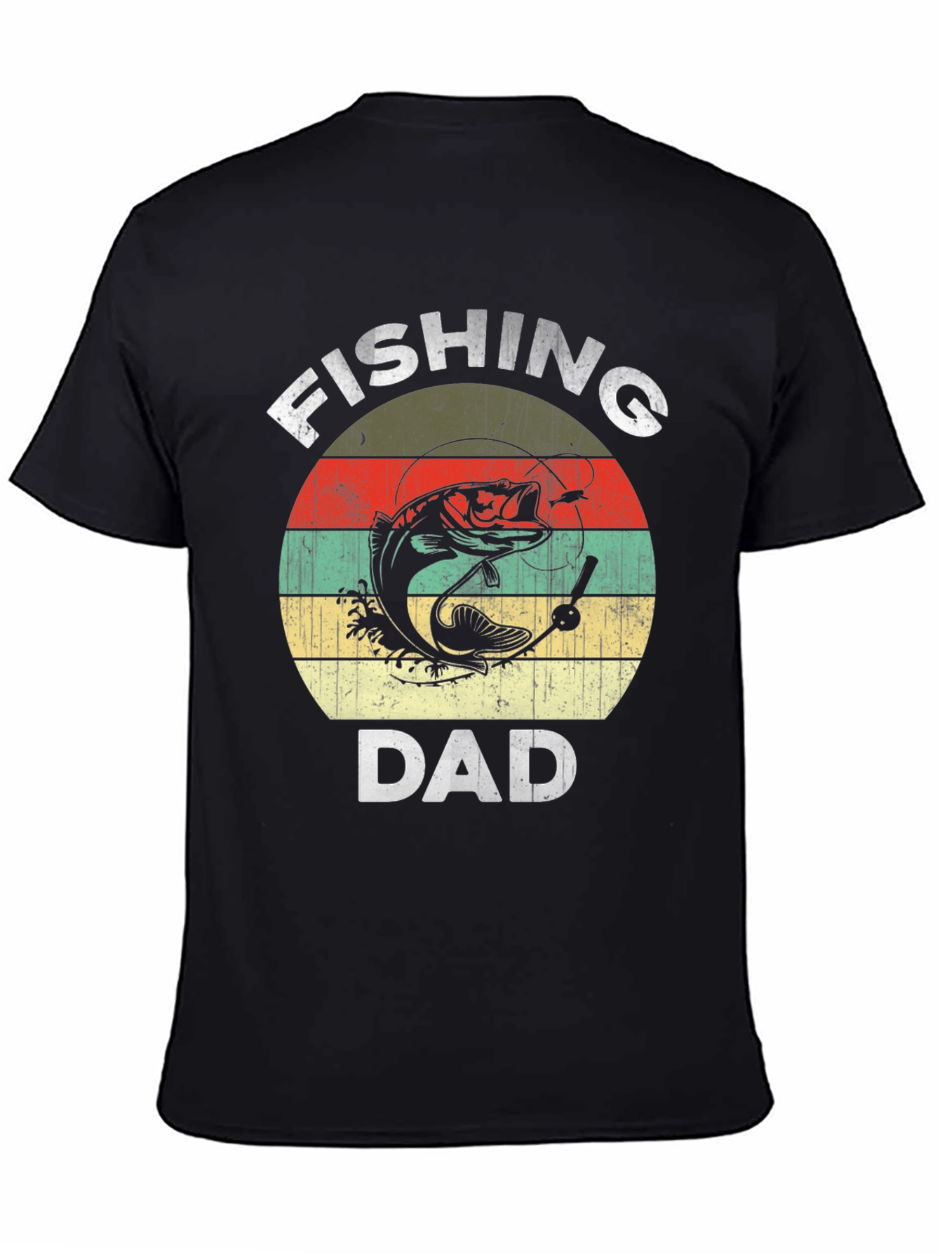 Fishing Dad Graphic Tee - Perfect Fathers Day Gift