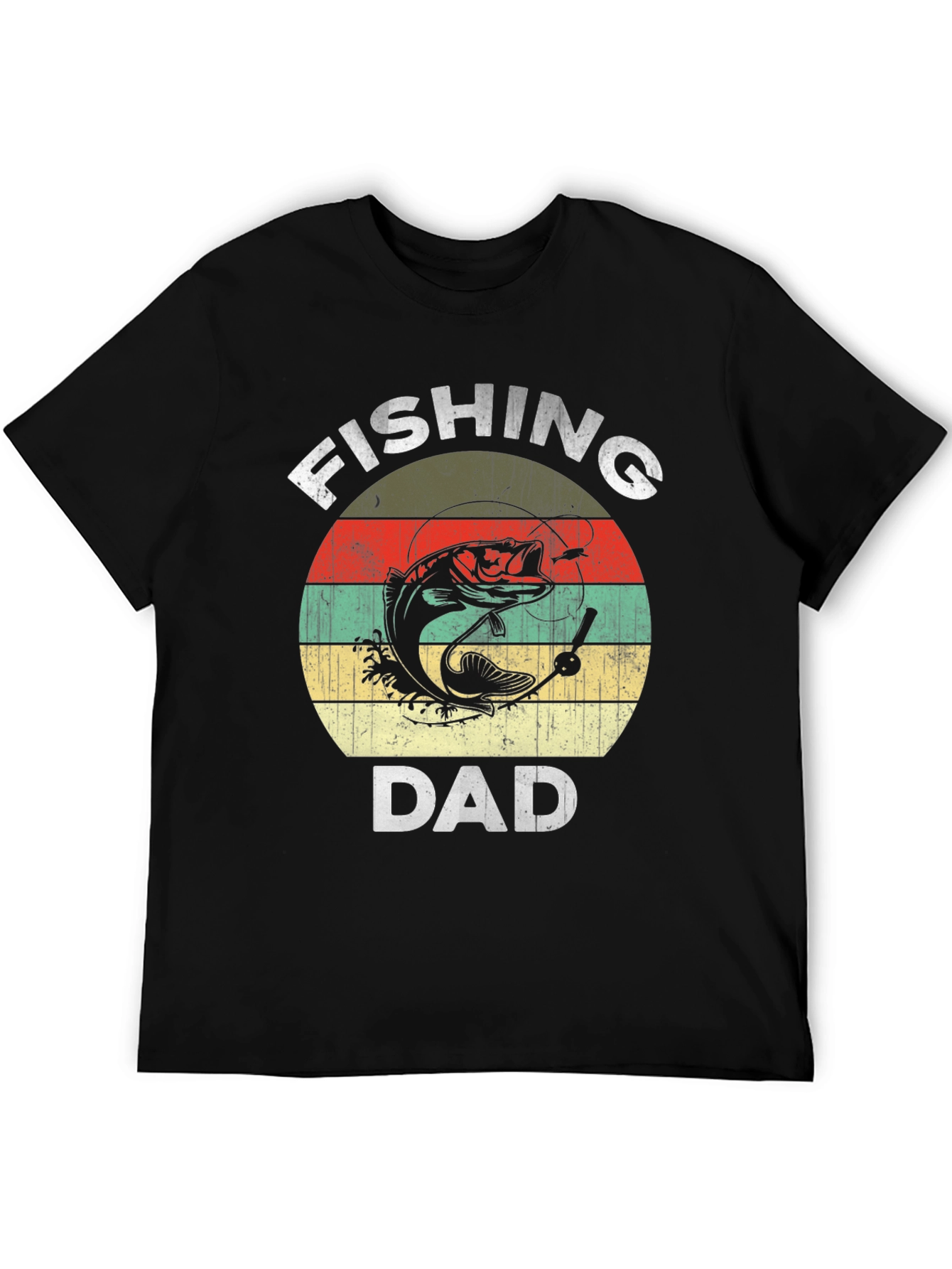 Fishing Dad Graphic Tee - Perfect Fathers Day Gift