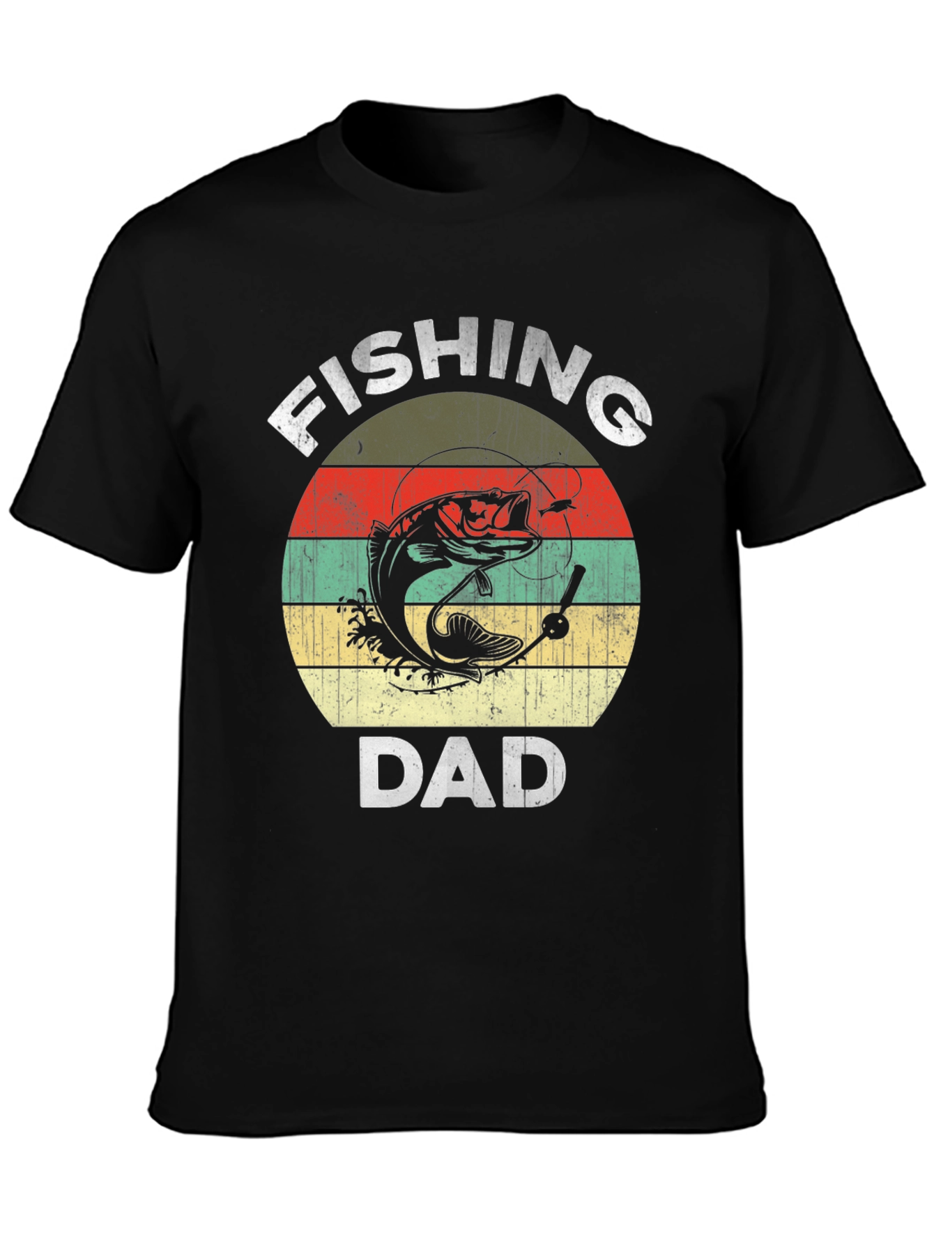Fishing Dad Graphic Tee - Perfect Fathers Day Gift