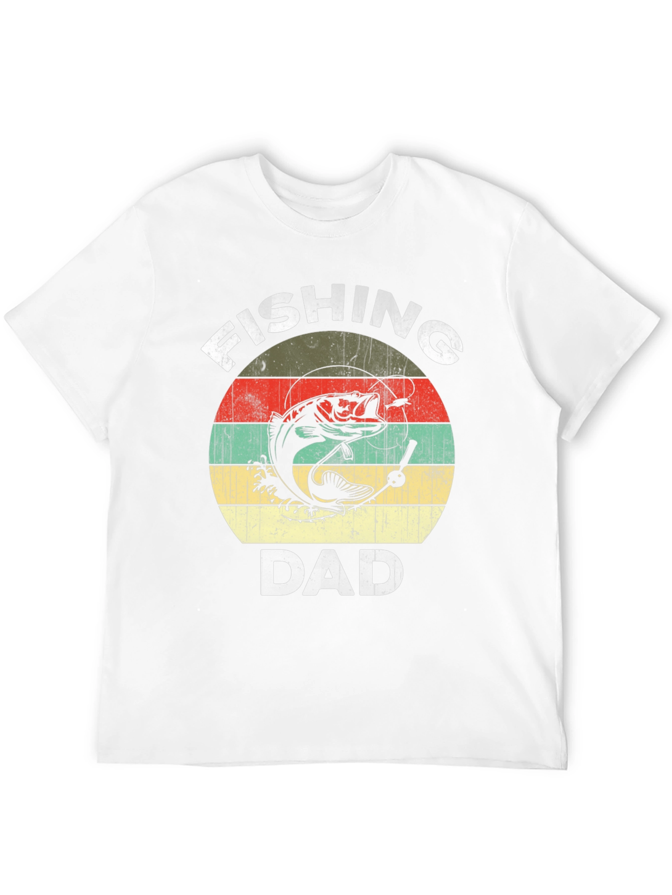 Fishing Dad Graphic Tee - Perfect Fathers Day Gift