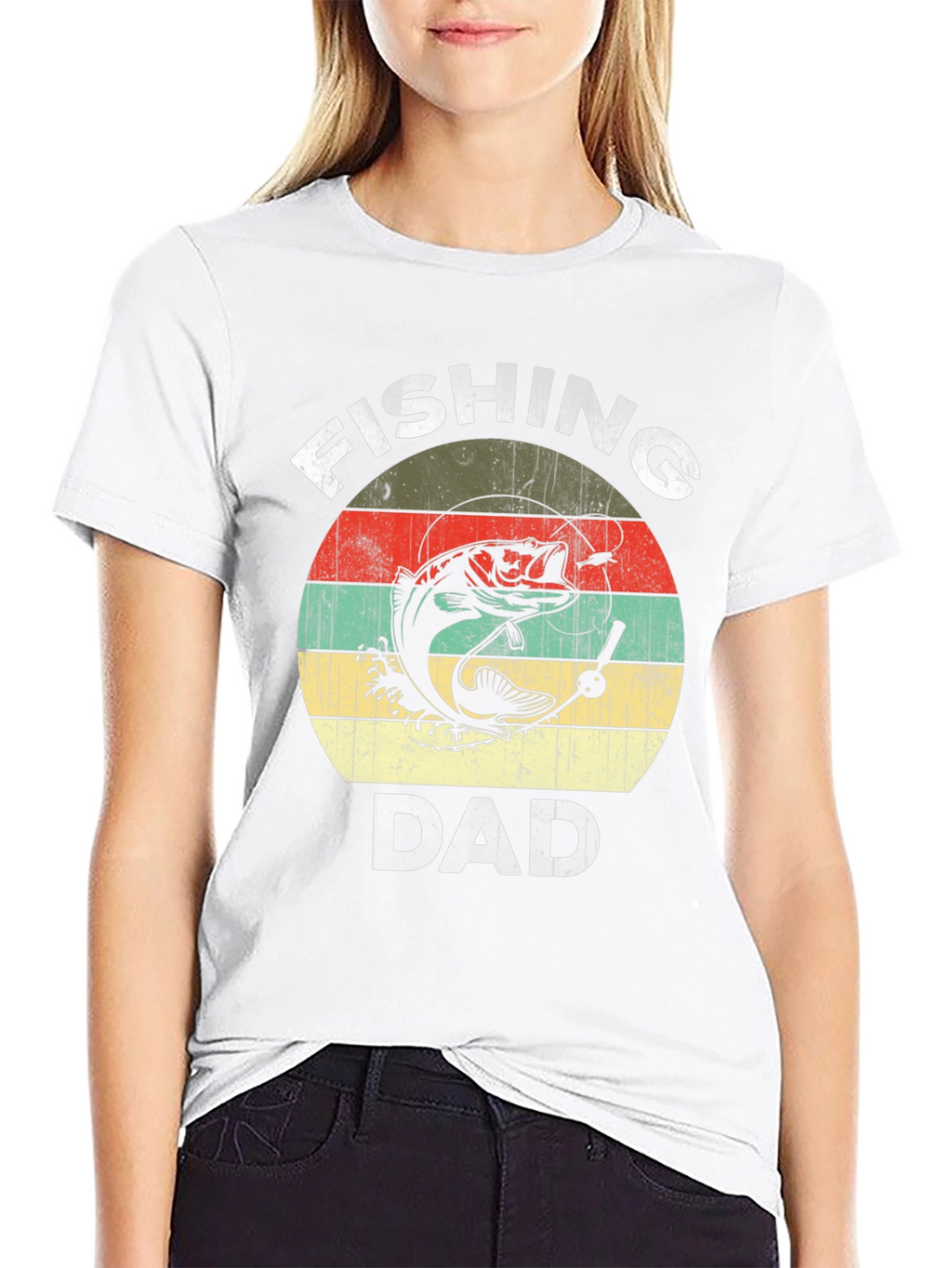 Fishing Dad Graphic Tee - Perfect Fathers Day Gift