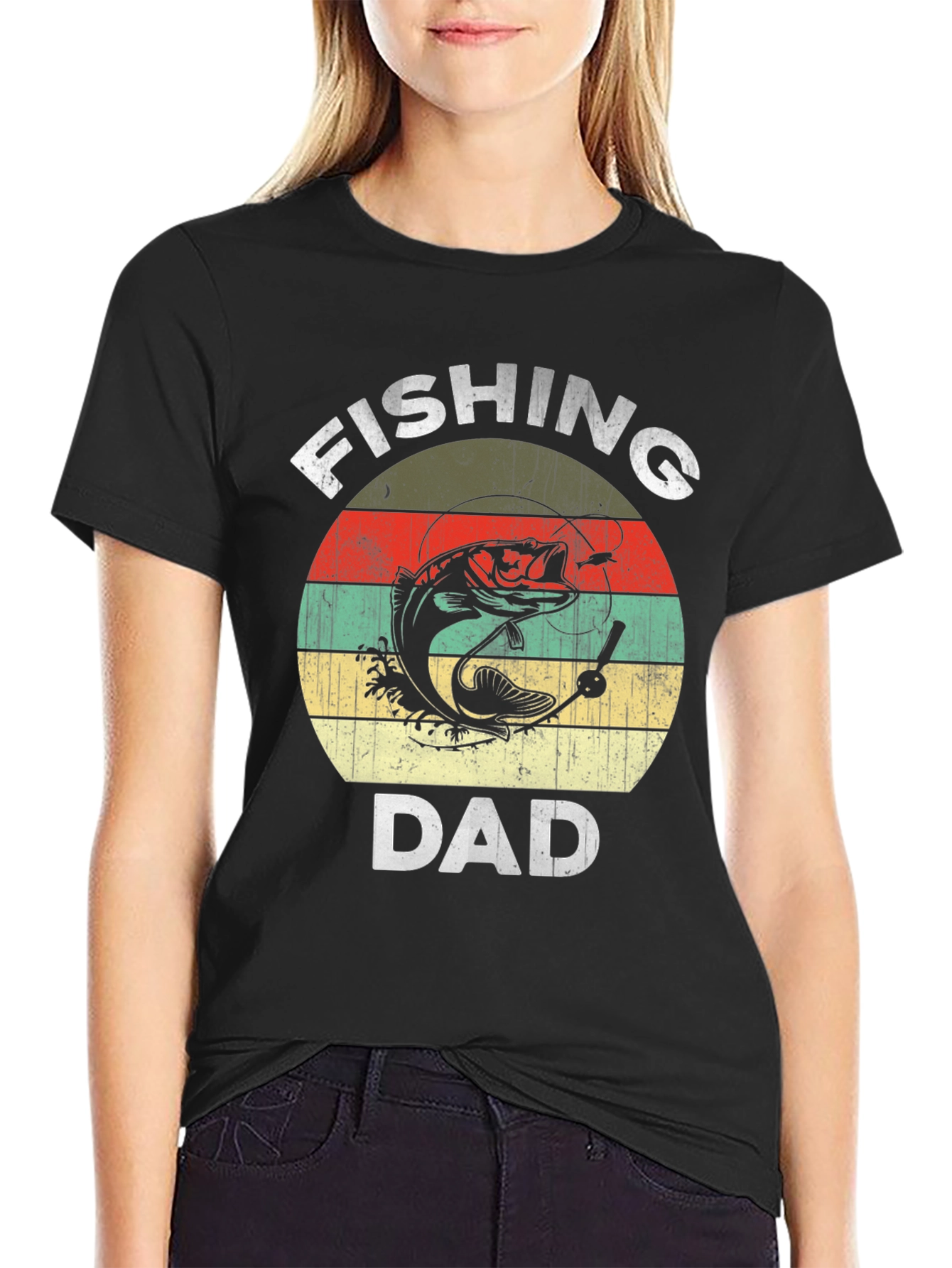 Fishing Dad Graphic Tee - Perfect Fathers Day Gift