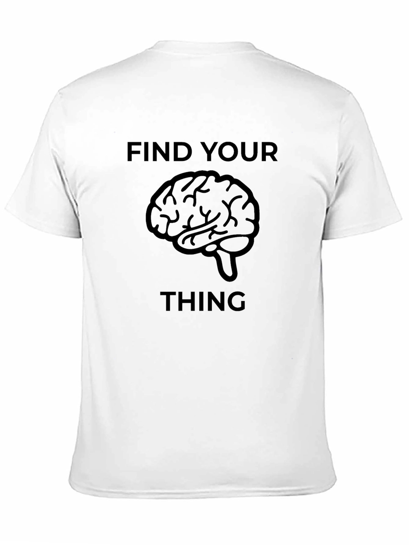 Find Your Thing Graphic Tee - Brain Design