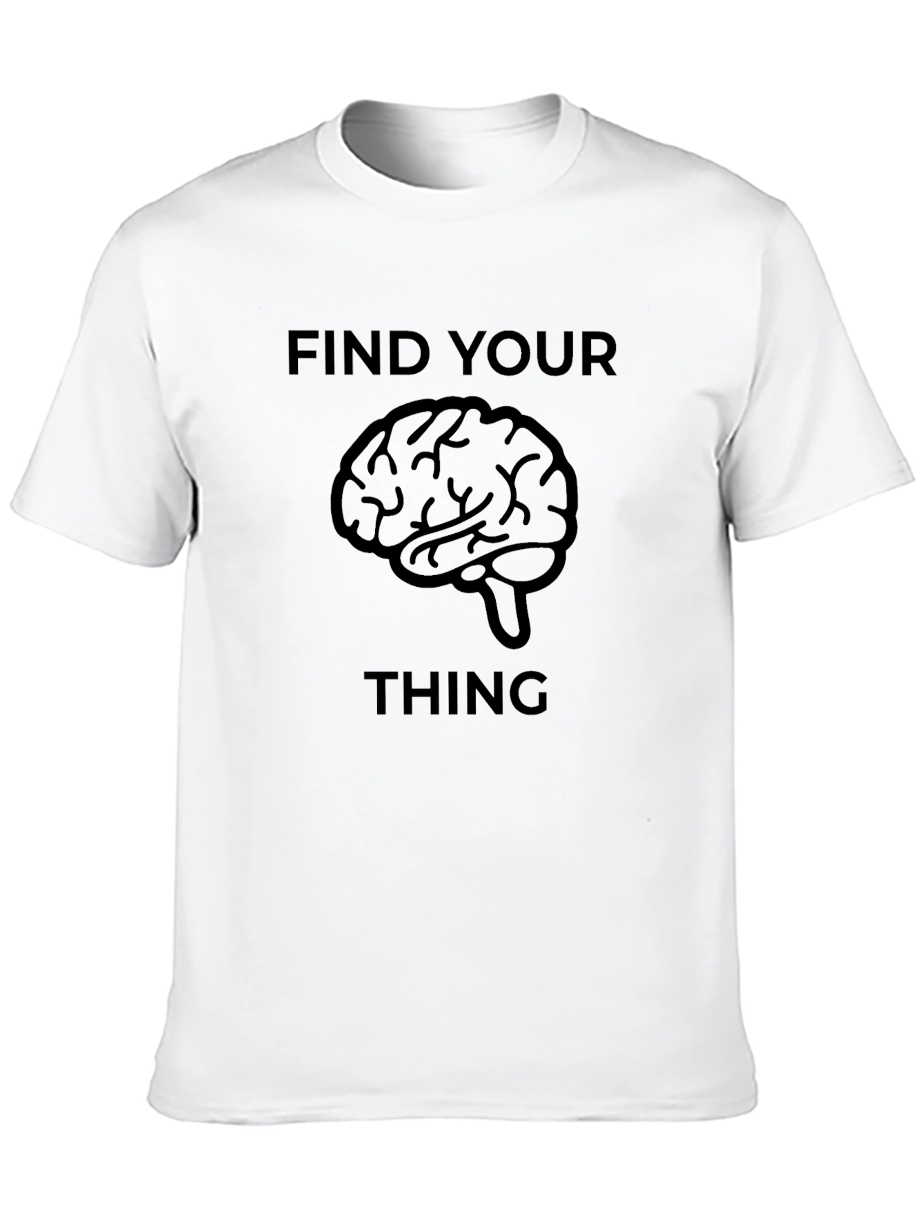 Find Your Thing Graphic Tee - Brain Design