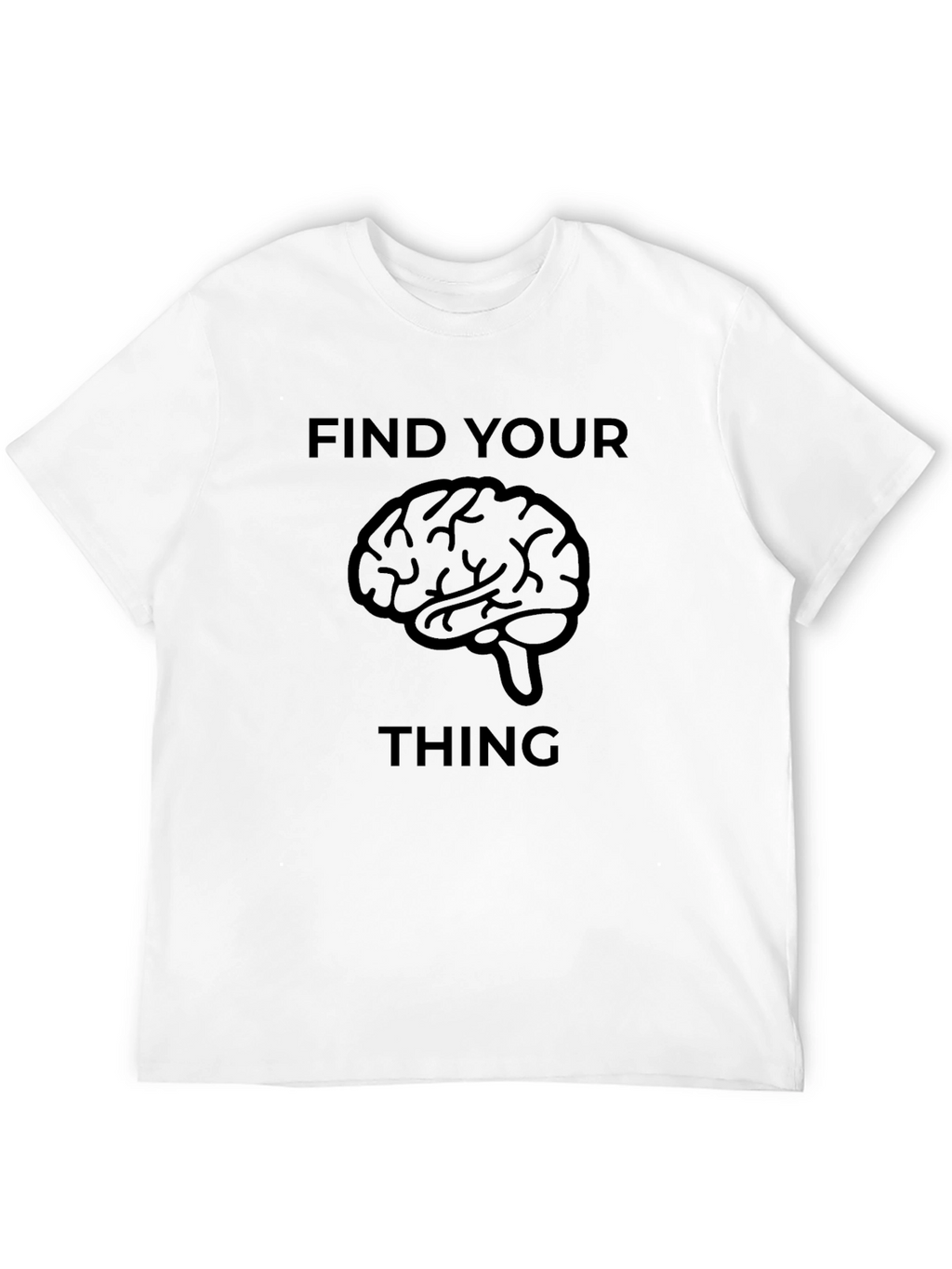 Find Your Thing Graphic Tee - Brain Design