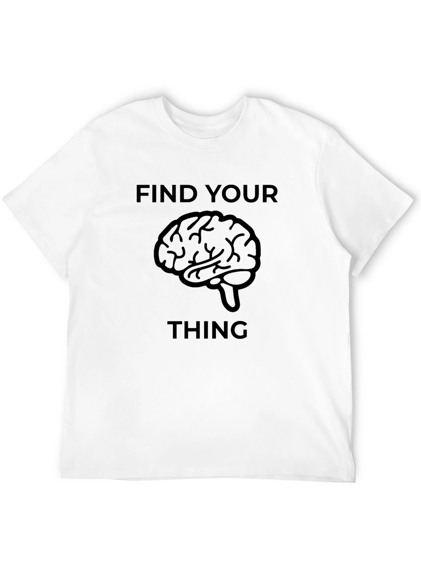 Find Your Thing Graphic Tee - Brain Design