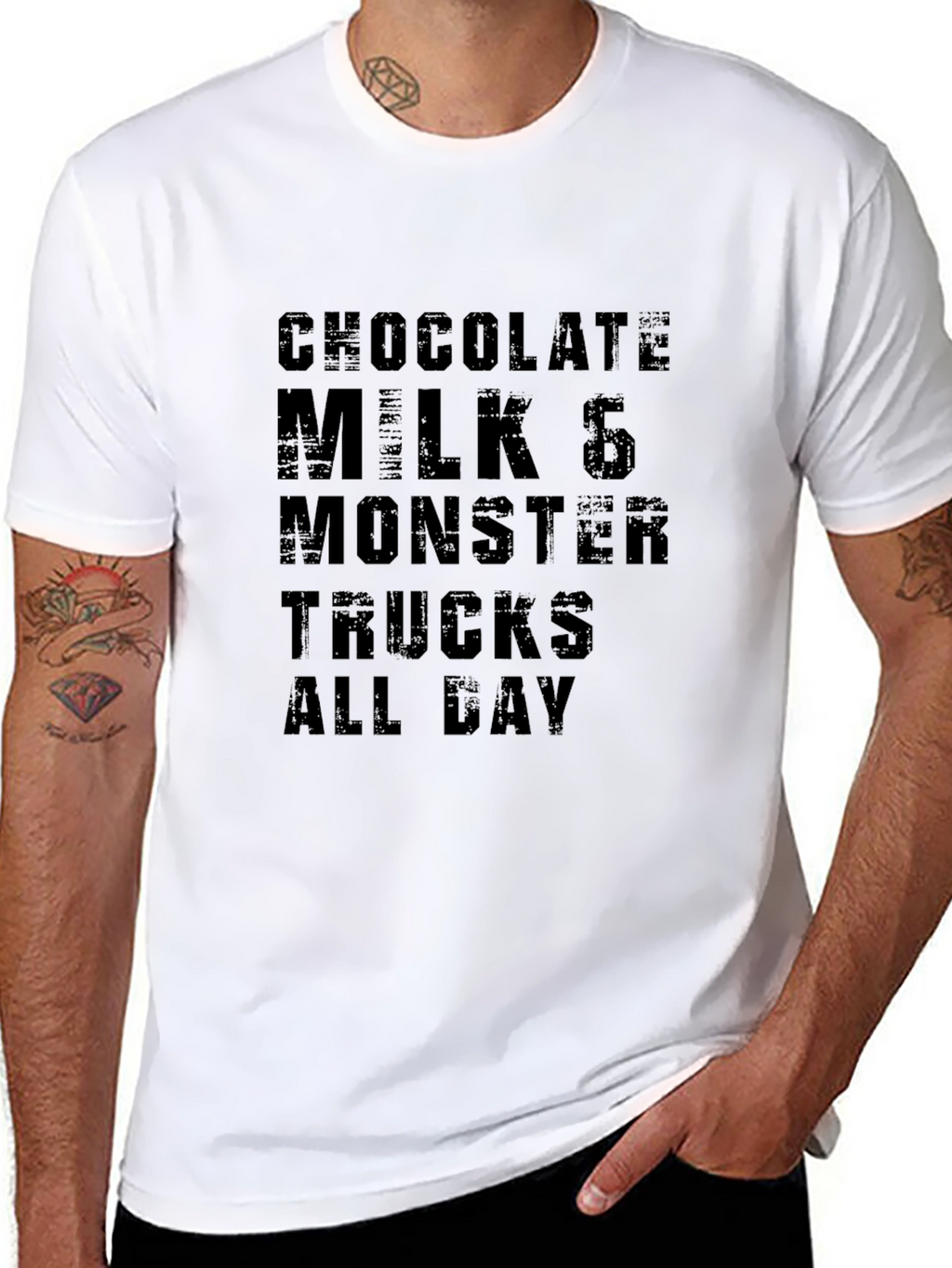 Chocolate Milk & Monster Trucks Graphic Tee