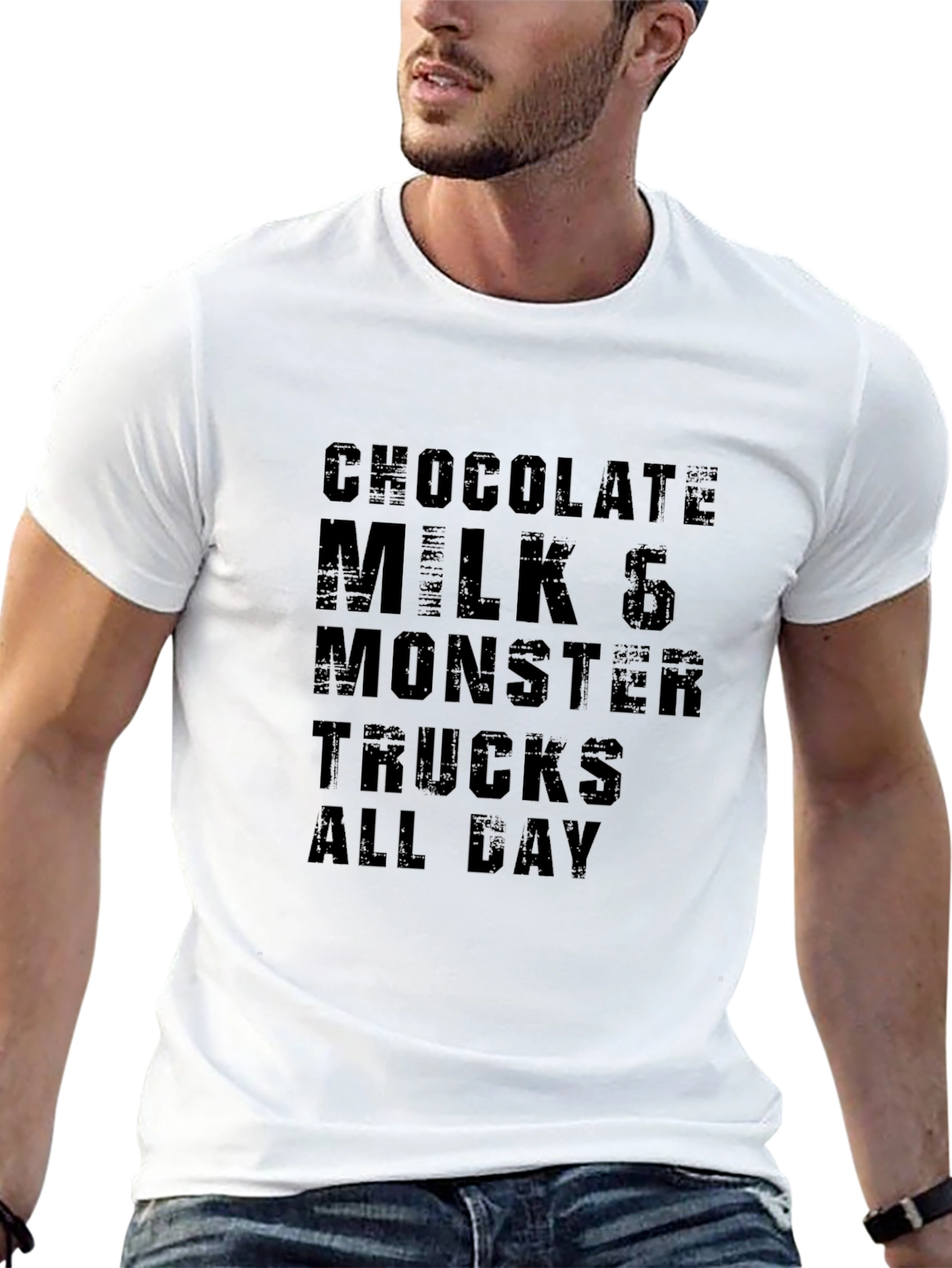 Chocolate Milk & Monster Trucks Graphic Tee