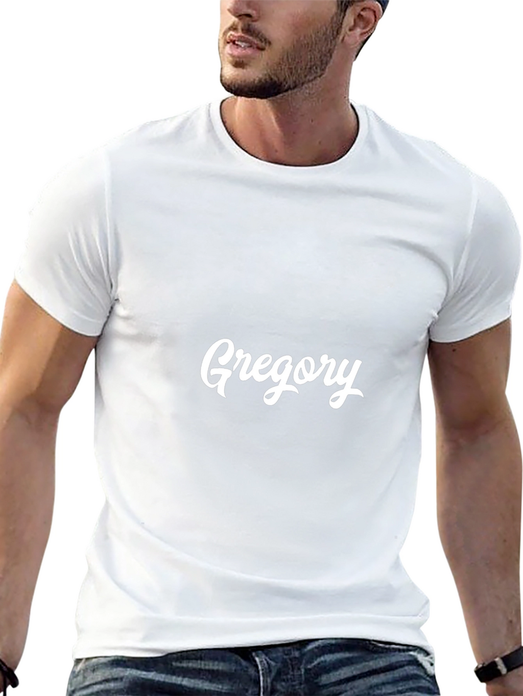 Personalized Gregory Black T-Shirt