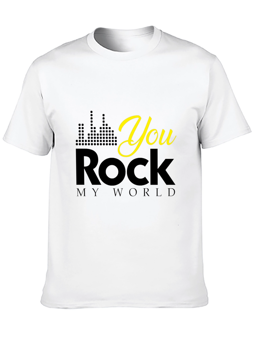 You Rock My World Black Graphic Tee