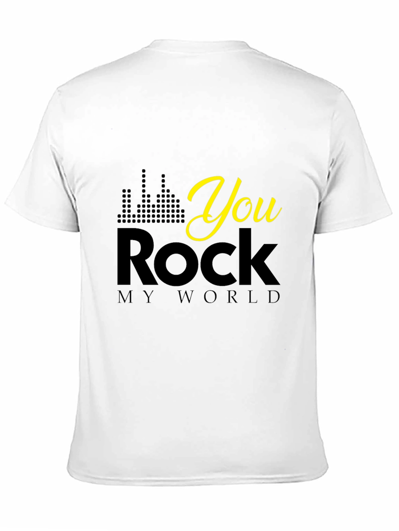 You Rock My World Black Graphic Tee